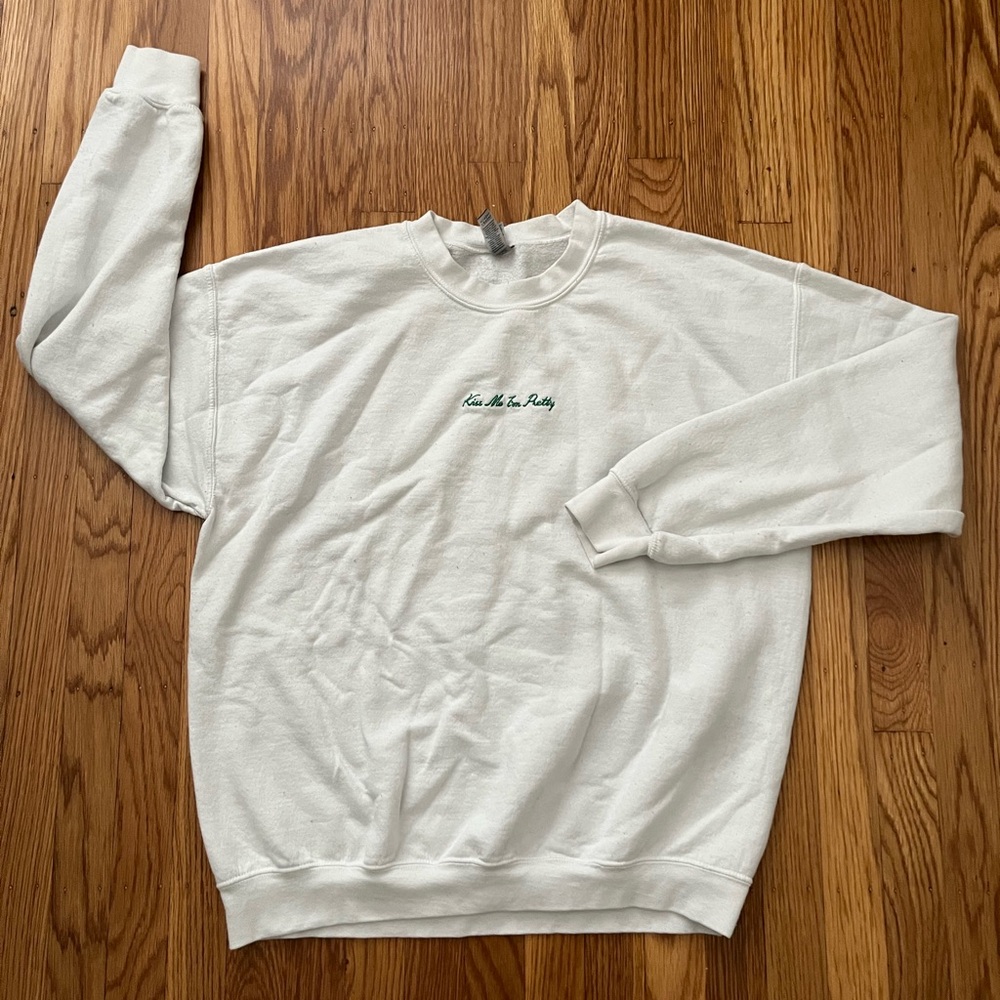 Embroidered Crewneck Sweatshirt